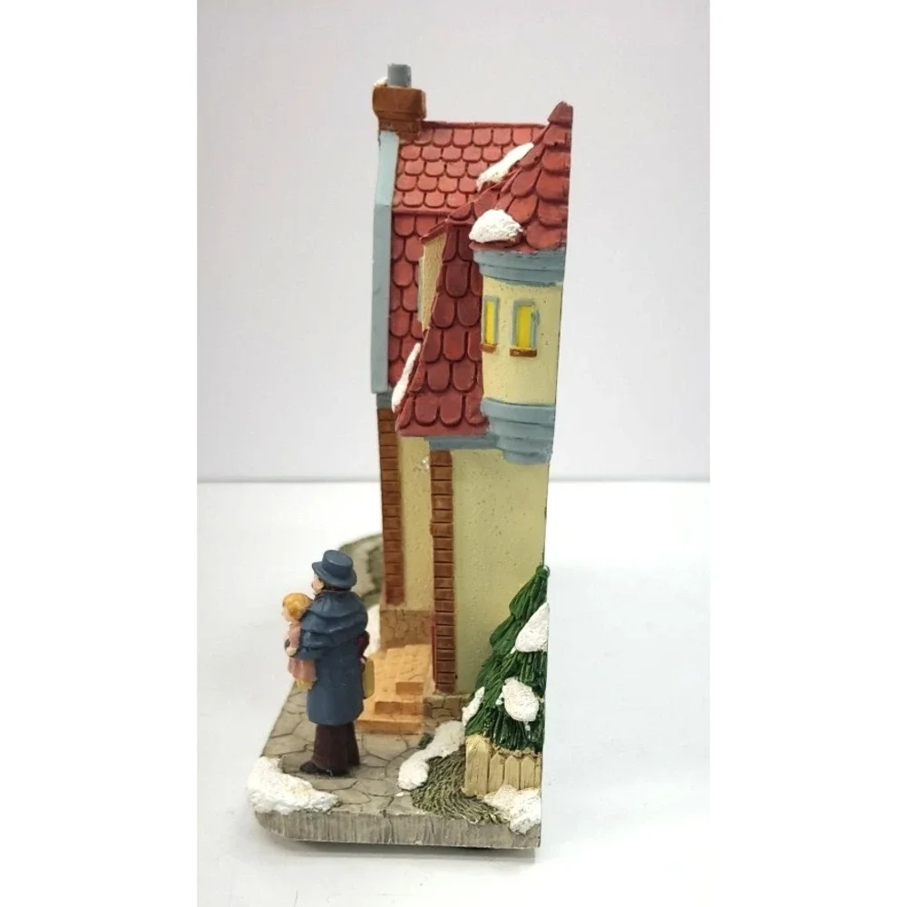 Vintage 1993‎ Dickens Christmas Light Up Christmas Scene